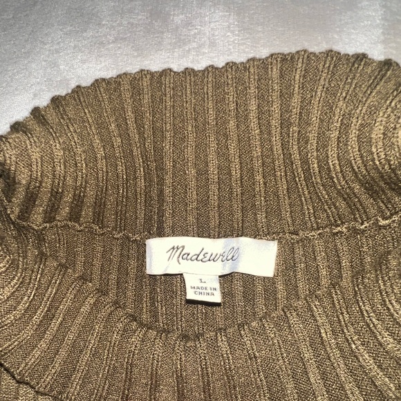 Madewell Pearson Mock-Neck Sweater Tank - Large - Picture 6 of 6